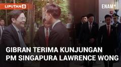 Gibran Rakabuming Terima Kunjungan Perdana Menteri Singapura Lawrence Wong