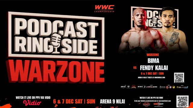Ringside: Fendi Kalai vs Bima | Warzone World Championship 2025