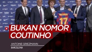 Griezmann Diperkenalkan Barcelona dengan Nomor 17