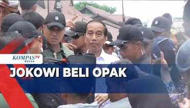 Presiden Jokowi Beli 10 Bungkus Opak di Pasar Kawat Tanjungbalai
