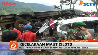Kecelakaan Maut di Ciloto, Jawa Barat, 11 Orang Tewas - Liputan6 SCTV