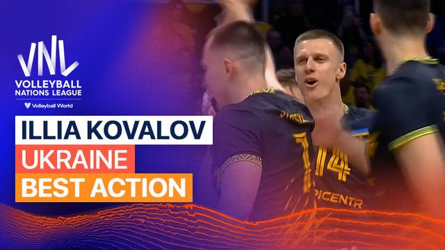 Best Action: Illia Kovalov | Men's Volleyball Nations League 2025