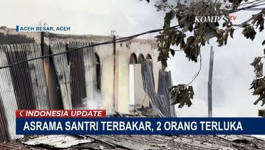 Asrama Santri Putri dan Bangunan Mushala Terbakar, 2 Orang Terluka!