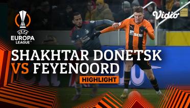 Highlights - Shakhtar Donetsk vs Feyenoord | UEFA Europa League 2022/23
