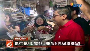 Pantau Kinerja Jokowi, PDI Perjuangan Blusukan ke Pasar di Medan, Sumatra Utara - Liputan 6 Pagi