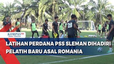 Latihan Perdana PSS Sleman Dihadiri Pelatih Baru Asal Romania