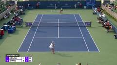 Match Highlights | Ana Konjuh 2 vs 1 Shuai Zhang | WTA Mubadala Silicon Valley Classic 2021