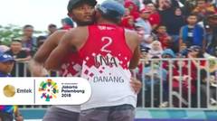 Momen Kemenangan Tim Voli Pantai Putra Indonesia | Asian Games 2018