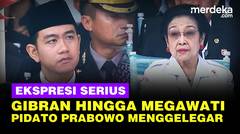 Ekspresi Megawati Hingga Gibran Dengar Pidato Menggelegar Prabowo Keras 'Tampar' Pejabat Nakal!
