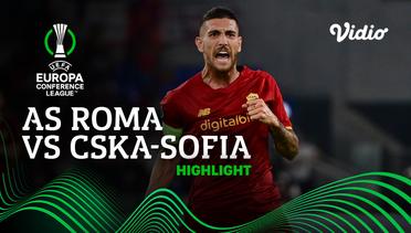 Highlight - AS Roma vs CSKA-Sofia | UEFA Europa Conference League 2021/2022