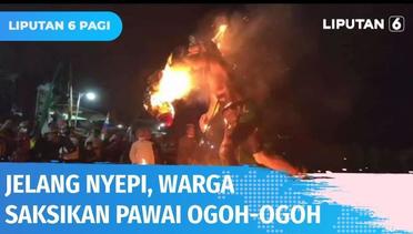 Ribuan Warga Antusias Saksikan Arak-arakan Ogoh-Ogoh di Catur Muka, Denpasar | Liputan 6