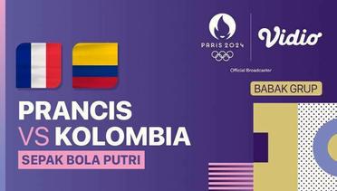 Prancis vs Kolombia - Sepak Bola Putri - Full Match | Olympic Games Paris 2024