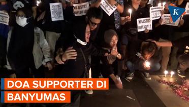 1.000 Supporter di Banyumas Gelar Doa Bersama hingga Penyalaan Lilin untuk Tragedi Kanjuruhan