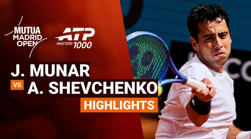 Jaume Munar vs Alexander Shevchenko - Round 1 (Arantxa Sanchez Stadium) | ATP 1000: Mutua Madrid Open 2026