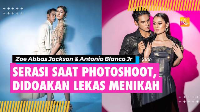 8 Potret Zoe Abbas Jackson dan Antonio Blanco Jr Serasi Saat Photoshoot - Didoakan Lekas Menikah