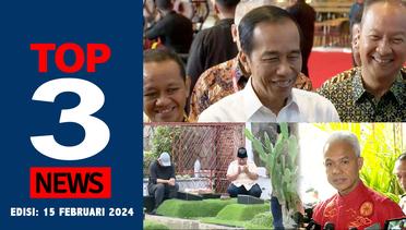 Jokowi Hasil Quick Count, Prabowo Ziarah Makam, Ganjar Soal Kandang Banteng [TOP 3 NEWS]
