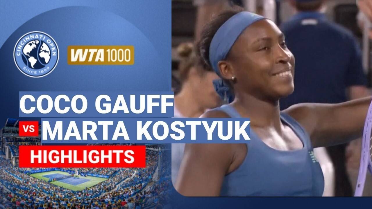Coco Gauff vs Marta Kostyuk - Quarter Finals | WTA 1000: Cincinnati Open 2026