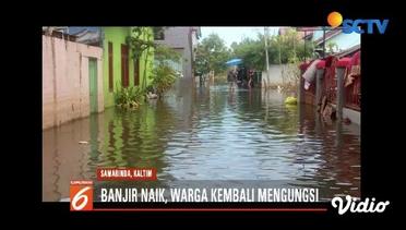 Banjir di Samarinda Semakin Tinggi, Warga Terpaksa Kembali Mengungsi - Liputan 6 Pagi