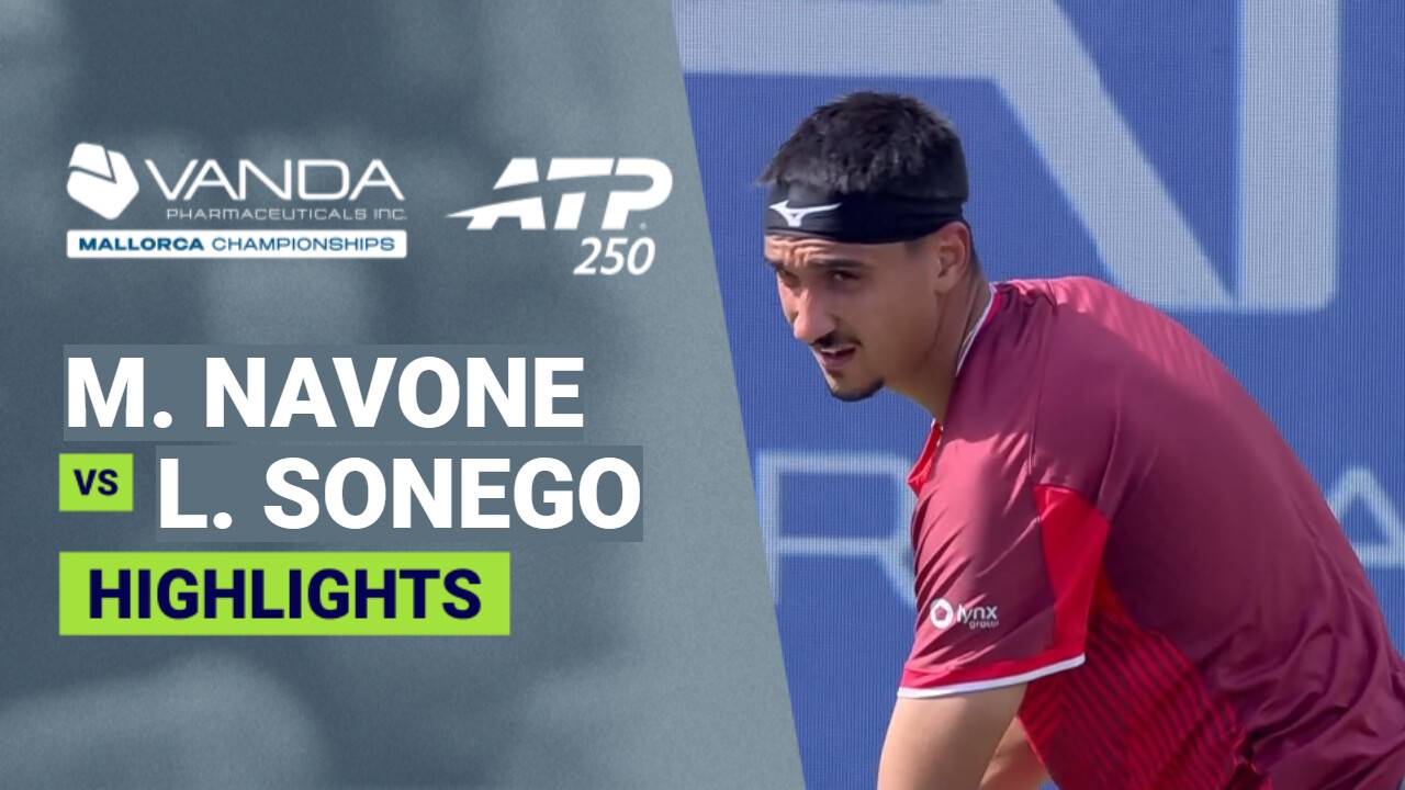 Mariano Navone vs Lorenzo Sonego - Round 1 | ATP 250: Vanda Pharmaceuticals Mallorca Championships 2026