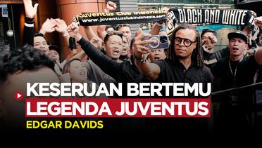 Edgar Davids Menyapa Para Penggemar Juventus di Jakarta