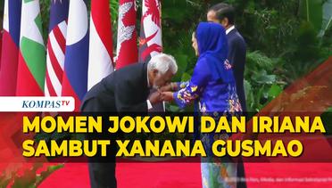 Momen Xanana Gusmao Disambut Jokowi dan Iriana di KTT ASEAN, Sempat Cium Tangan