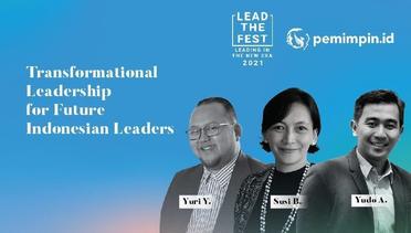 Webinar Series 8 - Konsultan SDM - Transformational Leadership for Future Indonesian Leaders