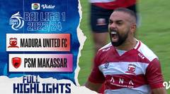 Madura United vs PSM Makassar - Full Highlights| BRI Liga 1 2023/24
