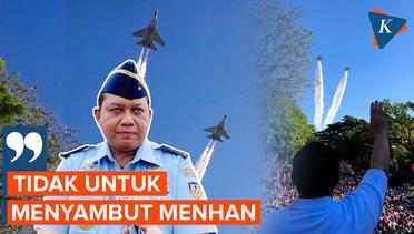2 Jet Tempur Melintas Saat Prabowo di Makassar, Ini Penjelasan TNI AU 2
