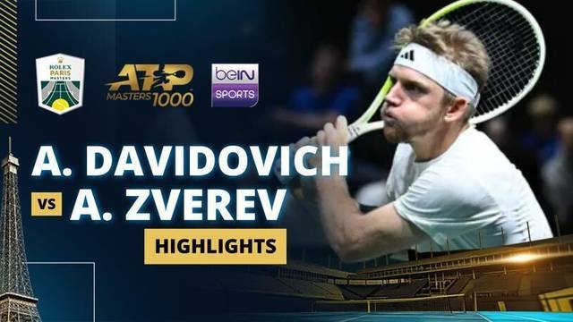 A. Davidovich Fokina vs A. Zverev - Highlight | ATP 1000: Rolex Paris Masters 2025