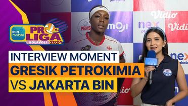 Wawancara Pasca Pertandingan | Putri: Gresik Petrokimia Pupuk Indonesia vs Jakarta BIN | PLN Mobile Proliga 2024