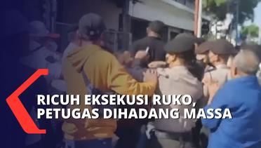 Eksekusi 9 Unit Ruko Sengketa di Kemayoran Jakarta Berakhir Ricuh, Petugas Dihadang Massa!