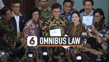 Pemerintah Resmi Serahkan Draf Omnibus Law ke DPR