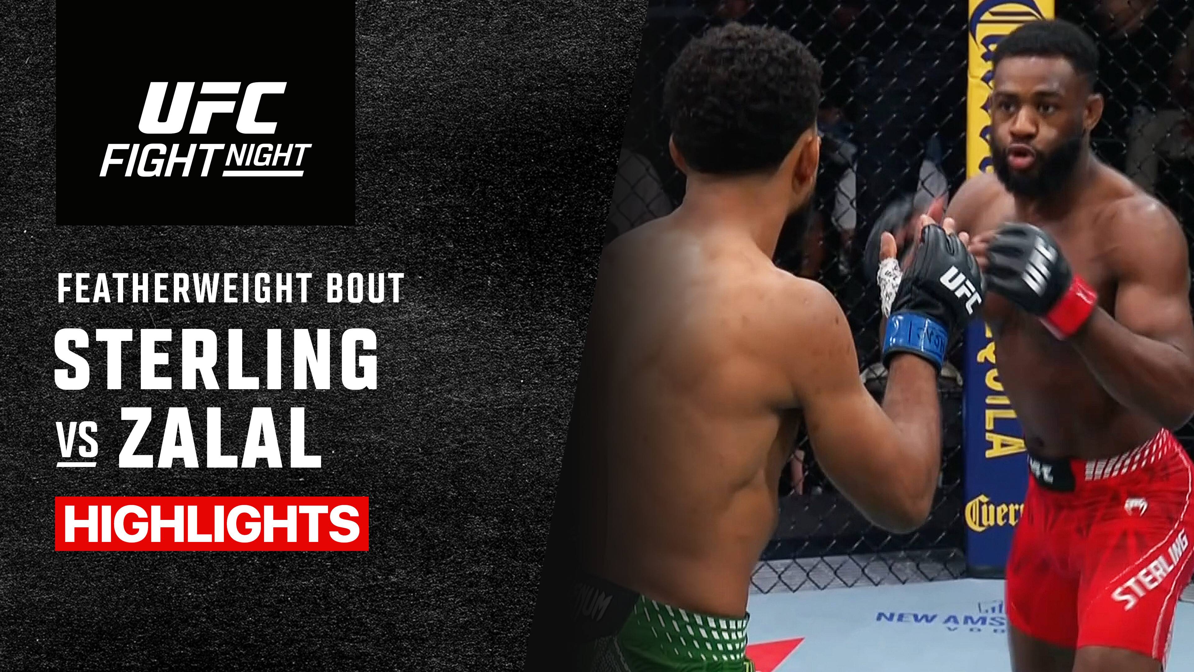 Aljamain Sterling vs Youssef Zalal - Featherweight | UFC Fight Night