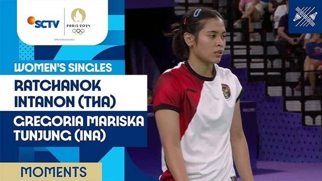 Merinding! Gregoria Mariska Tunjung (INA) Berhasil Menangkan Set 1! | Olympic Games Paris 2024