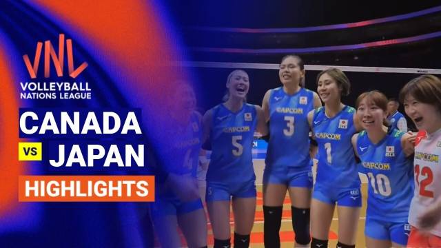 Women: Canada vs Japan - Highlight | Volleyball Nations League 2026