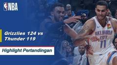 NBA | Cuplikan Pertandingan: Grizzlies 124 vs Thunder 119 | 2019 NBA Preseason