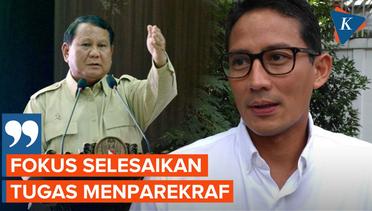 Arahan Khusus Prabowo untuk Sandiaga