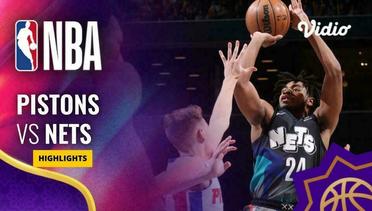 Detroit Pistons vs Brooklyn Nets - Highlights | NBA Regular Season 2023/24