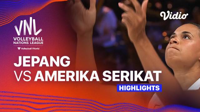 Jepang vs Amerika Serikat - Highlights | Women's Volleyball Nations League 2024
