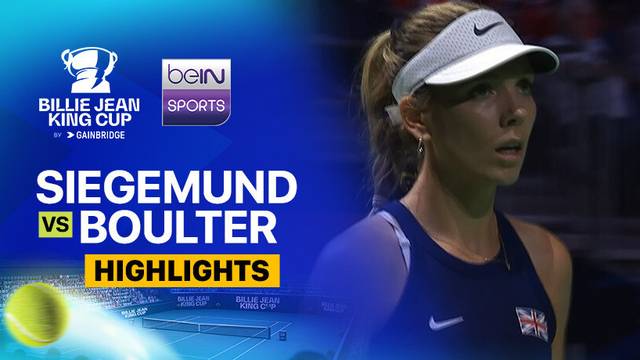Laura Sigemund (Germany) vs Katie Boutler (Great Britain) - Highlights | Billie Jean King Cup 2024