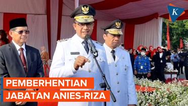 Sah, DPRD DKI Resmi Umumkan Pemberhentian Masa Jabatan Anies dan Riza
