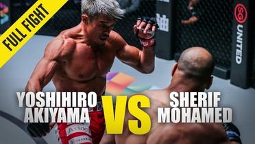 Yoshihiro Akiyama vs. Sherif Mohamed - ONE Full Fight - February 2020