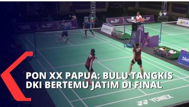 Cabor Bulu Tangkis PON XX Papua: Tim Beregu Putri DKI Jakarta Bertemu Jatim di Final
