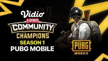PUBG Mobile | Vidio Community Champions Season 1