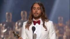 Jared Leto winning Best Supporting Actor Oscar