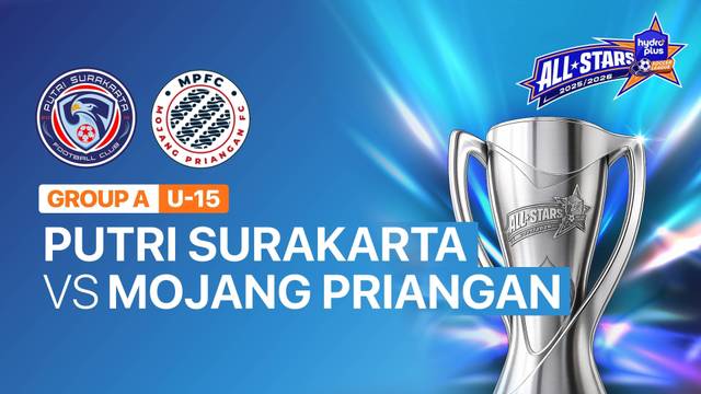 Putri Surakarta vs Mojang Priangan | Group A U-15 - Full Match | HYDROPLUS Soccer League 2026