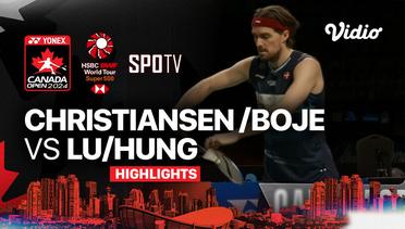 Mixed Doubles: Mathias Christiansen/Alexandra Boje (DEN) vs Lu Ming Che/Hung En Tzu (TPE)  | YONEX Canada Open 2024 - Highlights | Yonex Canada Open 2024 - Men's Singles