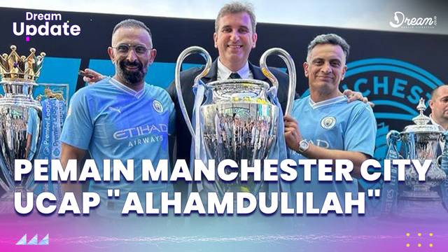 Pesta Kemenangan, Pemain Manchester City Ucap "ALHAMDULILAH"