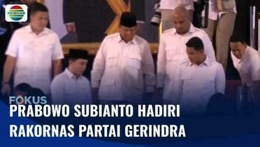 Prabowo Hadiri Rakornas Partai Gerindra, Sampaikan Program untuk Indonesia Lebih Baik | Fokus