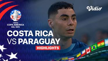 Costa Rica vs Paraguay - Highlights | CONMEBOL Copa America USA 2024